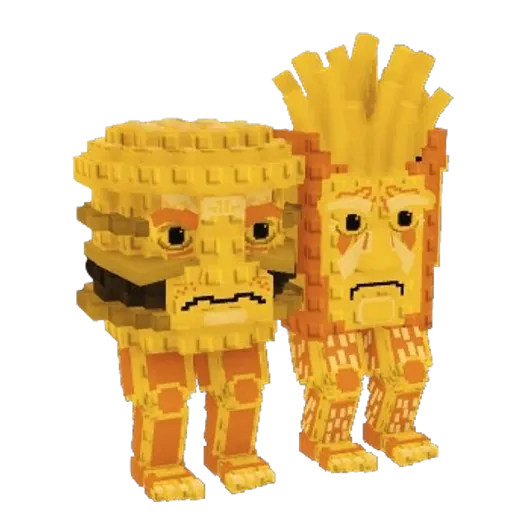 Burguro and Fryuro (Gold) - Steal a Brainrot item